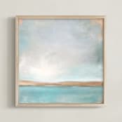 "Daydream No. 2" - Art Print in Sand by Julia Contacessi - Framed