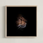 "Siri The Leopard" - Art Print in Color by David Michuki - Framed