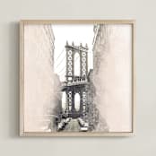 "Come of Age " - Art Print in Blush by Jayna B - Framed