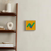 "Twist" - Art Print in Yellow Twist by Andrew McClintock - In a Room