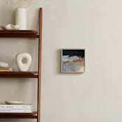 "Summerland III" - Art Print in Coffee by Jennifer Daily - In a Room