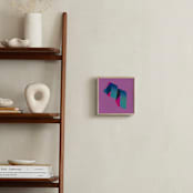 "Twirl" - Art Print in Purple Twirl by Andrew McClintock - In a Room