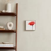 "Playful Poppy " - Art Print in Cherry by Lindsay Megahed - In a Room