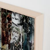 "Metaphysical Model" - Art Print in Vintage Gray by Augusto Paolo Bringas Dizon - Frame Close-up
