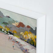 "Paradise Lost II" - Art Print in Sand by Jenny Westenhofer - Frame Close-up