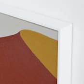 "Sam Sand Dunes III" - Art Print in Desert Tones by Alina Knechtle - Frame Close-up