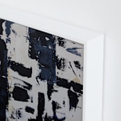 "Balance Restored II" - Art Print in Midnight Blue by Kate Terhune - Frame Close-up