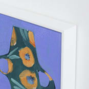 "The Brambles" - Art Print in Forest Green by Lottie Aldarwish - Frame Close-up
