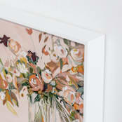 "Just Peachy" - Art Print in Blush pink by Jenny Westenhofer - Frame Close-up
