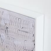 "Modern Love Song" - Art Print in Cream by Amy Carroll - Frame Close-up