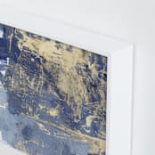 "Glow Stone I" - Art Print in Sapphire by Julia Contacessi - Frame Close-up