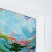 "Swell" - Art Print in ocean blue by sue prue - Frame Close-up