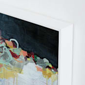 "Abstract Landscape (Dark)" - Art Print in Shine by Kirsta Benedetti - Frame Close-up