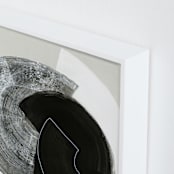 "Fitting Together I" - Art Print in Chalkboard by Kirsta Benedetti - Frame Close-up