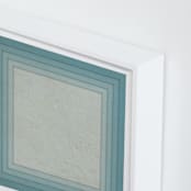 "depth" - Art Print in White by Jennifer Morehead - Frame Close-up