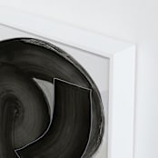 "Fitting Together II" - Art Print in Chalkboard by Kirsta Benedetti - Frame Close-up