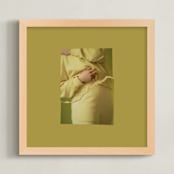 "More Beautiful Than Before" - Art Print in Velvet Saffron by Kelsey Mucci - Framed