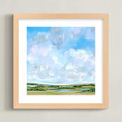 "daydreamer" - Art Print in Sunny by Nicole Walsh - Framed