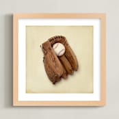 "Sport Soul" - Art Print in Sand by Paola Benenati - Framed