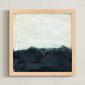 "Sitting Still" - Art Print in After Midnight by Jennifer Daily - Framed