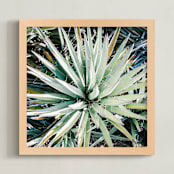 "Desert Fauna" - Art Print in Desert Sage by Anna Western - Framed
