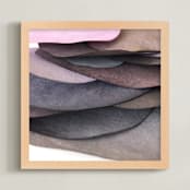 "Paper Petal 42" - Art Print in petals by Jenny Phillips - Framed