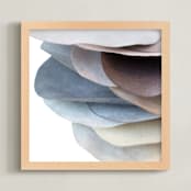 "Paper Petal 1" - Art Print in petals by Jenny Phillips - Framed