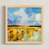"Sky Marsh" - Art Print in Sky by Michele Norris - Framed