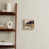 "George II" - Art Print in Tan by Mande Calhoun - In a Room