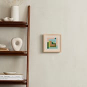"Pixel Plush I" - Art Print in Moss Green by Creo Study - In a Room