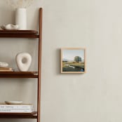 "Peace Like a River" - Art Print in Shady Green by Rachel Nelson - In a Room