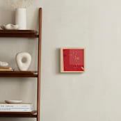 "Double cheese" - Art Print in Josef Albers Orange by Alain Castoriano - In a Room