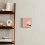 "Think Pink" - Art Print in Blush Pink by Juliana Zimmermann - In a Room