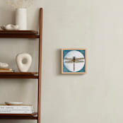 "Dragonfly Study I" - Art Print in Turquoise Blue by Stephanie Toral - In a Room