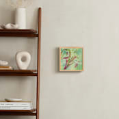 "Exotic Lily" - Art Print in Mint Green by Marta Berk - In a Room