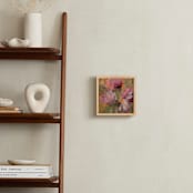 "Just a Few More Minutes with You" - Art Print in Moody Mauve by Stacy Kron - In a Room