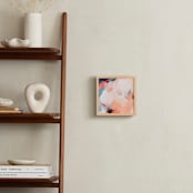 "At The Rooftop No.2" - Art Print in Peach by Parima Studio - In a Room