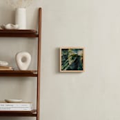 "Flight of Fancy by Stacy Kron" - Art Print in Fluttering Green by Stacy Kron - In a Room