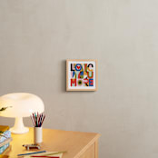 "LOVE YOU MORE" - Art Print in Garden Harvest by Ampersand Design Studio - In a Room