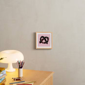 "Pretzel" - Art Print in Rose Pink by Jordan Sondler - In a Room