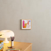 "Malibu Abstract" - Art Print in Malibu Pink by Jenny Partrite - In a Room