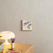 "Rainbow Rollercoaster" - Art Print in Vintage by Emily Kariniemi - In a Room