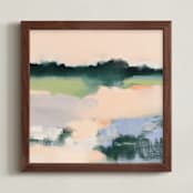 "Quiet Afternoon" - Art Print in Lavender by Maggie Sackmann - Framed