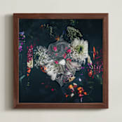"Dark Spring" - Art Print in Spring Black by Augusto Paolo Bringas Dizon - Framed