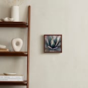 "Dreamy Succulent" - Art Print in Peach by Becky Nimoy - In a Room