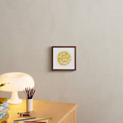 "You are my sinshine" - Art Print in Mustard Yellow by Shannon Chen of Four Wet Feet Studio - In a Room
