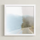 "Traveler II" - Art Print in Sky by Shawna Urban - Framed