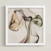 "Climbing" - Art Print in Latte by Anne Ciotola - Framed