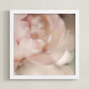 "You Make Me Blush" - Art Print in Rose by Helen Makadia - Framed