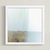 "Traveler I" - Art Print in Sky by Shawna Urban - Framed